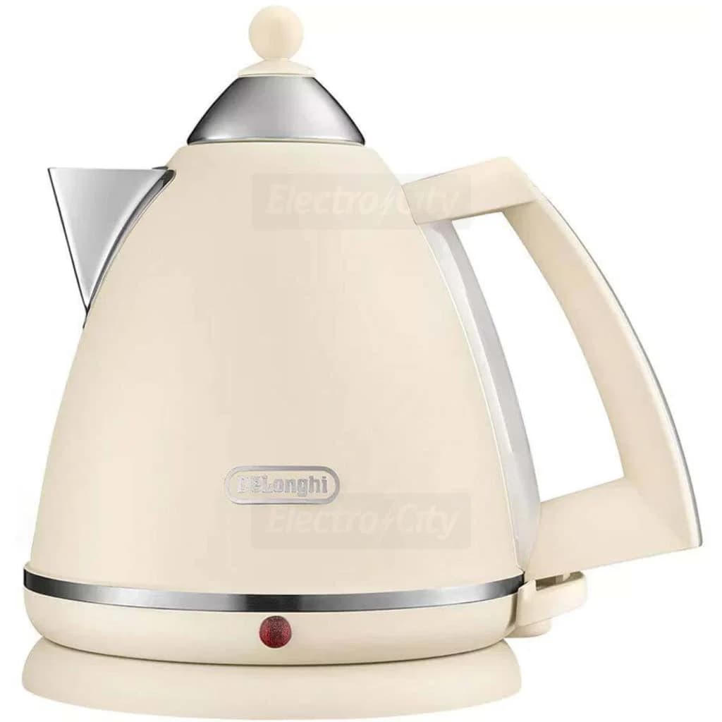 De’Longhi Argento Flora 1.7 Litre Electric Kettle | Cream