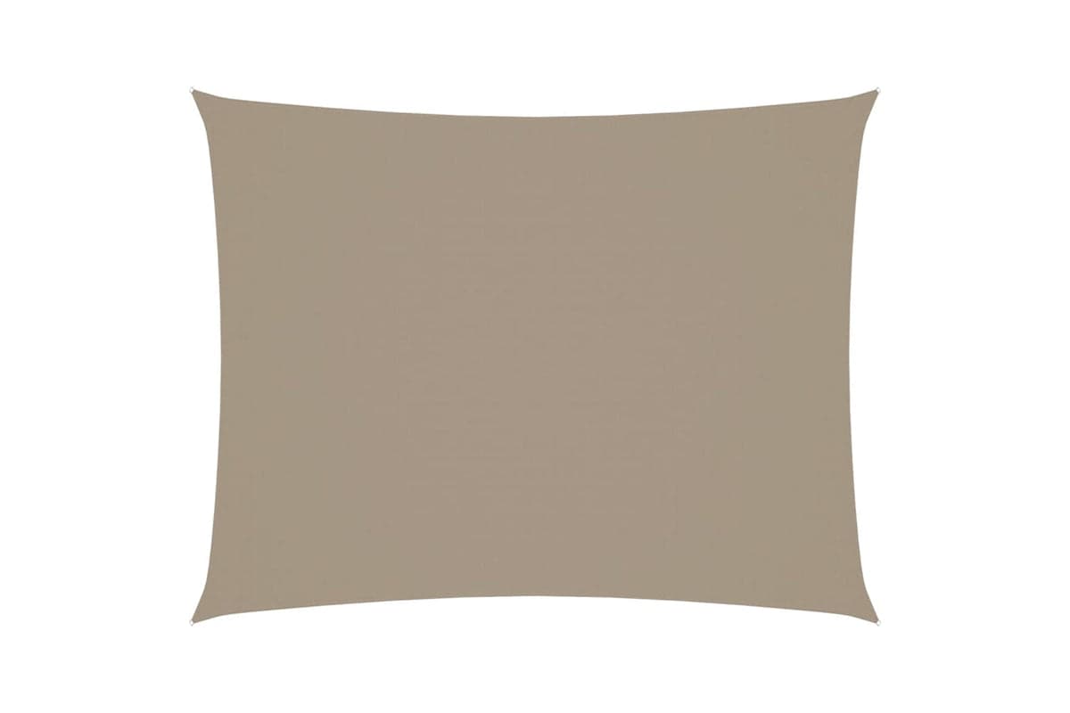 Vidaxl 135435 Sunshade Sail Oxford Fabric Rectangular 3.5x5 M Taupe