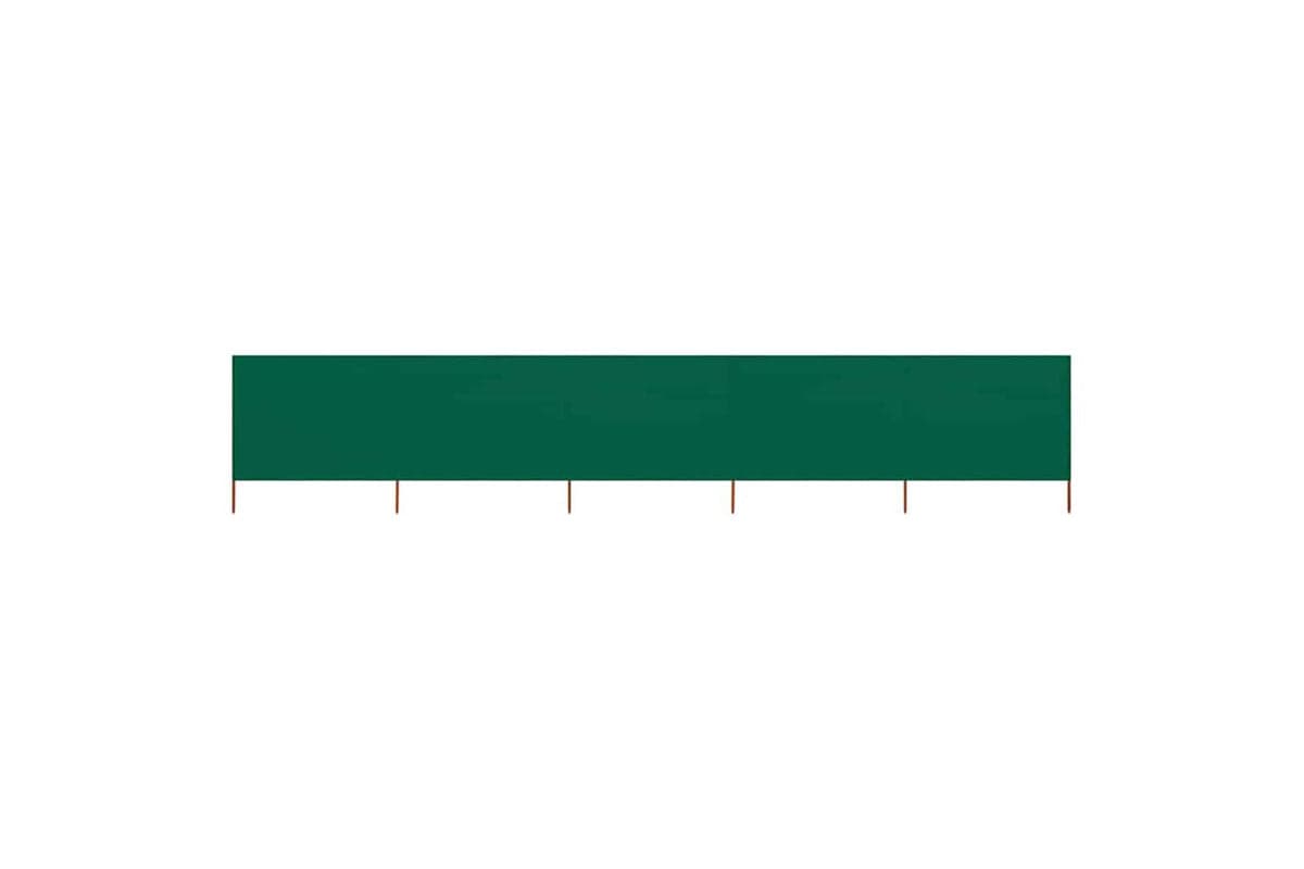 vidaXL 47155 5-panel Wind Screen Fabric 600x80cm Green