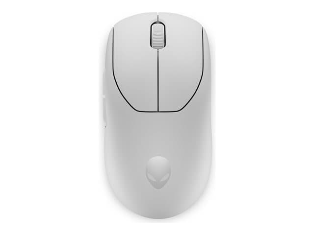 DELL - Alienware Pro Wireless Gaming Mouse - mouse - USB, 2.4 GHz - lunar light