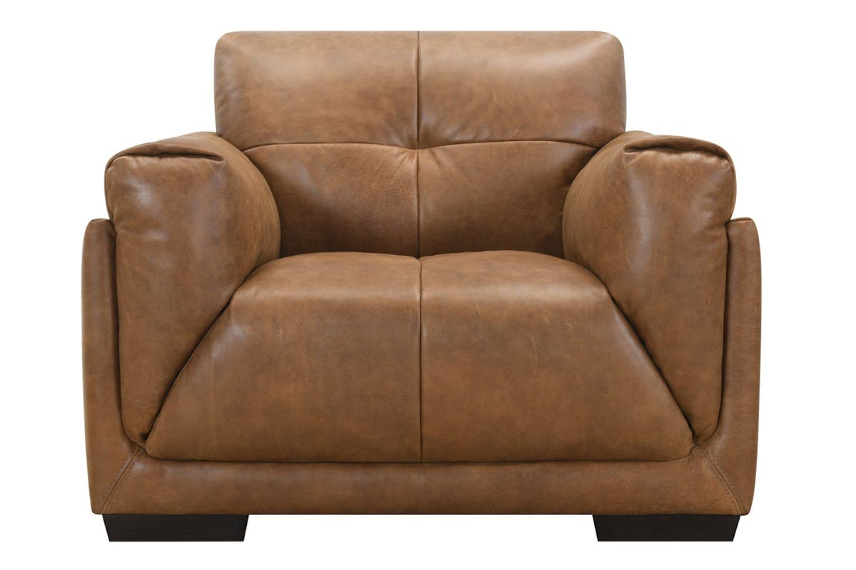Toni Armchair | Leather | Brown