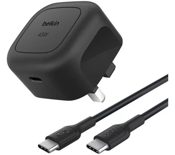 BELKIN BoostCharge WCA013my1MBK-B6 45 W USB-C Wall Charger - 1 m