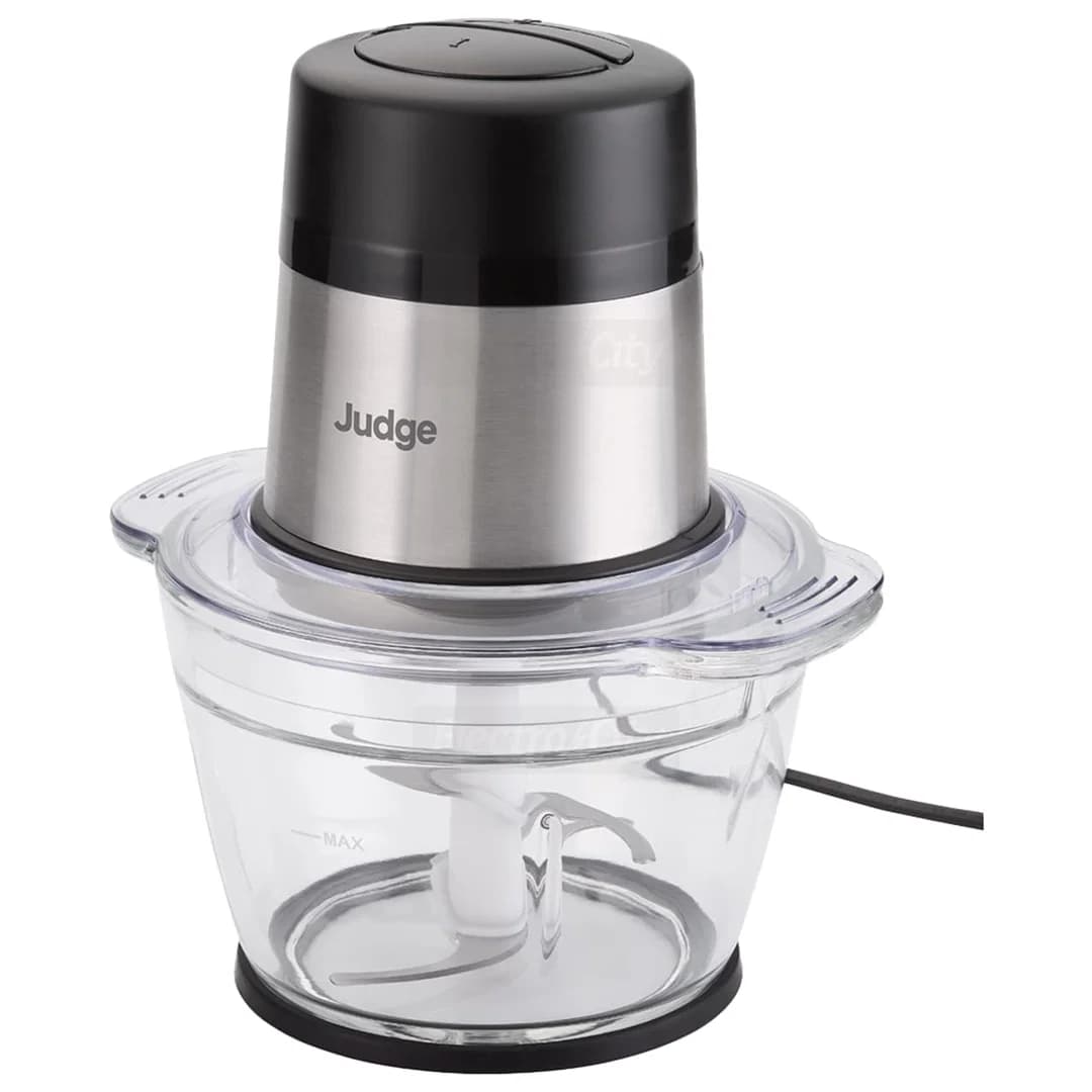 Judge 500ml Electric Mini Chopper Food Processor with Two Speed Selection | Silver