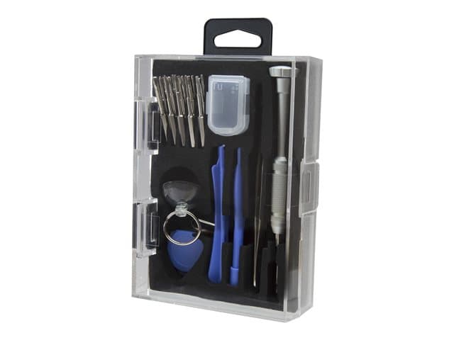 STARTECH.COM - Startech Cell Phone Repair Kit - with Case - Multipurpose - Computer Tool Kit - Electronics Kit - PC Tool Kit (CTKRPR) - mobile phone repair tool set - 23 pieces