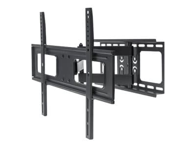 MANHATTAN - TV & Monitor Mount, Wall, Full Motion, 1 screen, Screen Sizes: 37-65", Black, VESA 200x200 to 600x400mm, Max 50kg, LFD, Tilt & Swivel with 3 Pivots, Lifetime Warranty bracket - for LCD TV - black