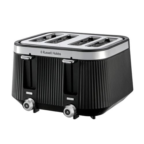 RUSSELLHOBBS            4 SLICE TOASTER - BLACK - BRONTE RANGE