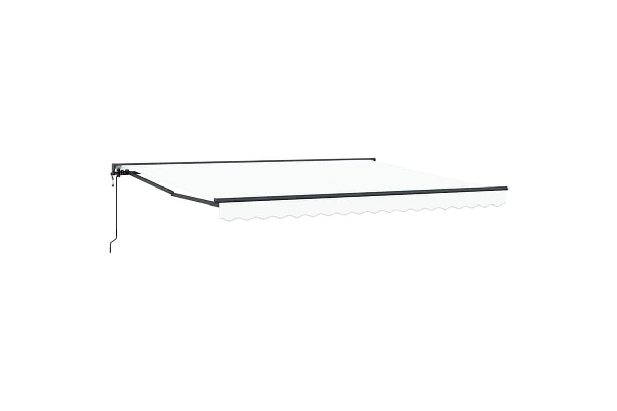 Vidaxl Retractable Awning White 400x300 Cm Fabric