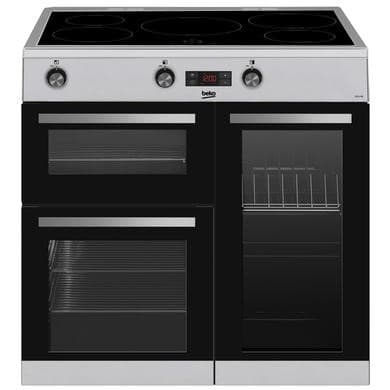 Beko 90cm Electric Induction Range Cooker - Stainless Steel