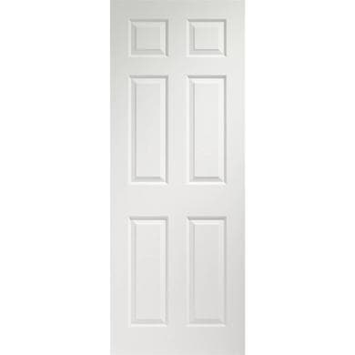 Internal White Painted 6-Panel Georgian-Style Door - Pre-Finished - 1981 x 838 x 35mm - Colonist - XL Joinery