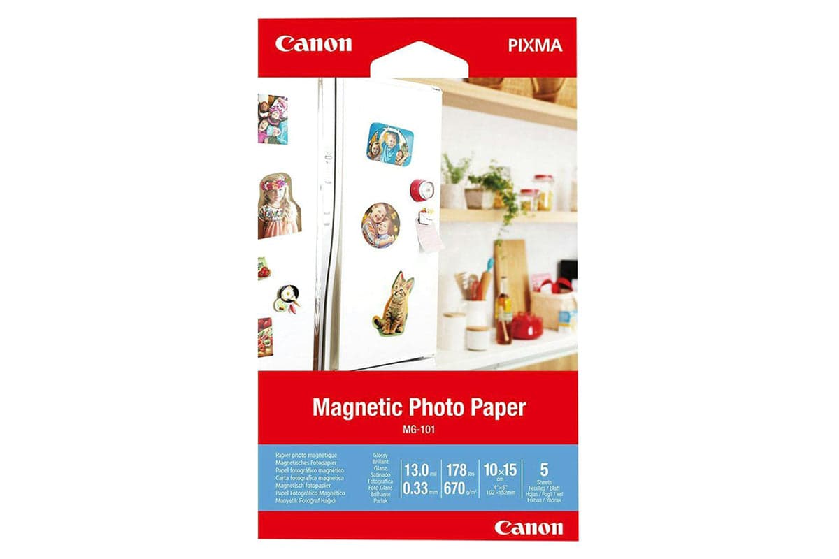 Canon MG-101 Magnetic 4x6" Photo Paper | 5 Sheets