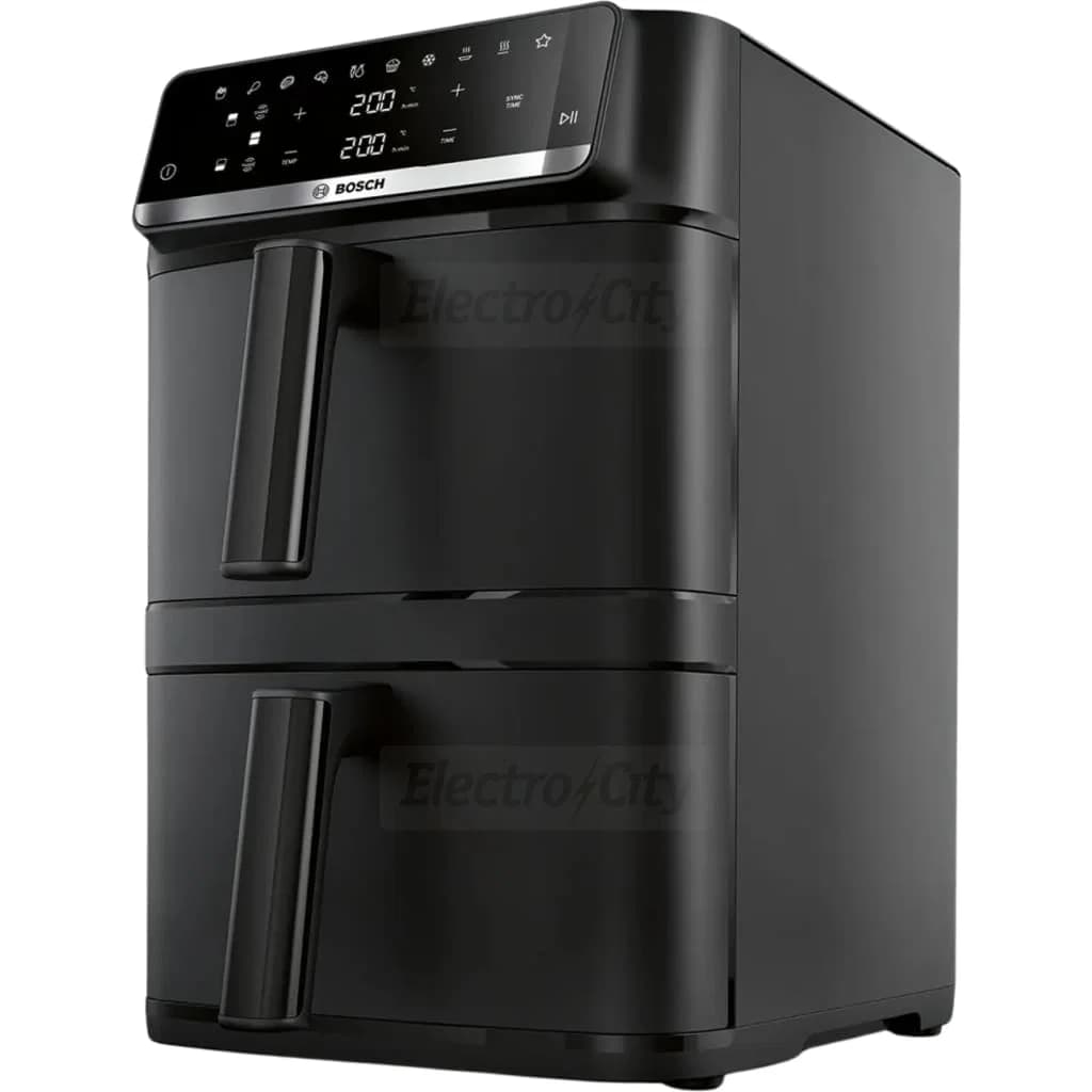 Bosch Series 6 Double Stack Drawer 12 Litre Air Fryer | Black