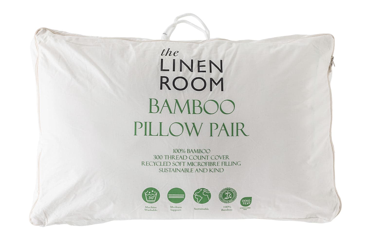 The Linen Room | Bamboo Pillow | Twin Pack