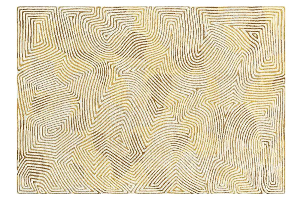 Louis De Poortere | Coral Indoor Eco Rug | Yellow | 280 x 390 cm