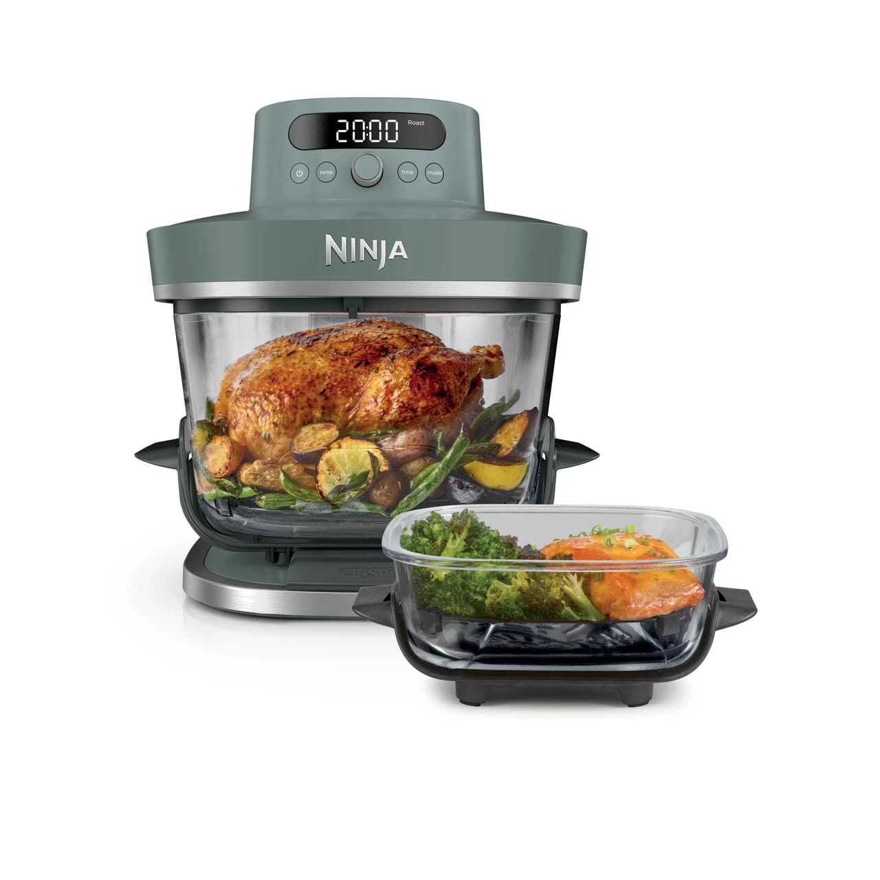 Ninja AS101UKGY CRISPi PRO 7-in-1 Glass Air Fryer – Grey