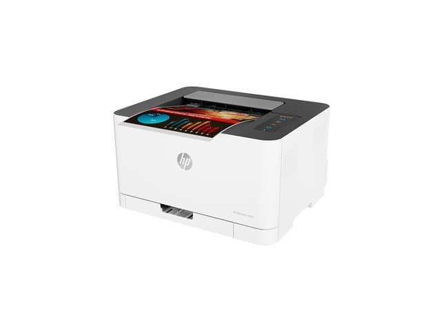 HP - Color Laser 150nw - Printer - colour - laser - A4/Legal - 600 x 600 dpi - up to 18 ppm (mono) / up to 4 ppm (colour) - capacity: 150 sheets - USB 2.0, LAN, Wi-Fi(n)