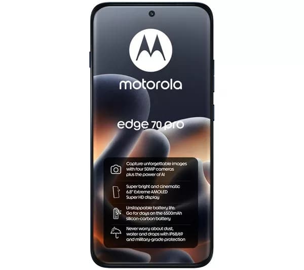 MOTOROLA Edge 70 Pro - 512 GB, Titan
