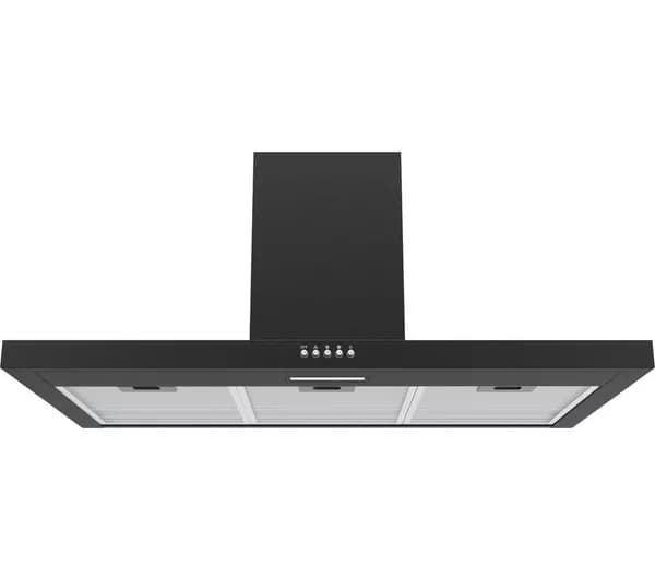 LOGIK L90CHDB21 90 cm Chimney Cooker Hood - Black