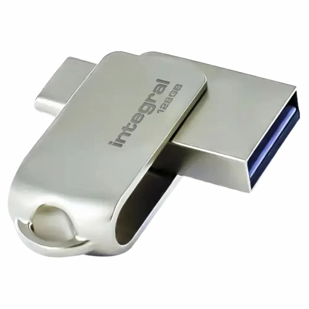 Integral 360-C Dual USB 128GB Flash Drive | INFD128GB360CDL3.0