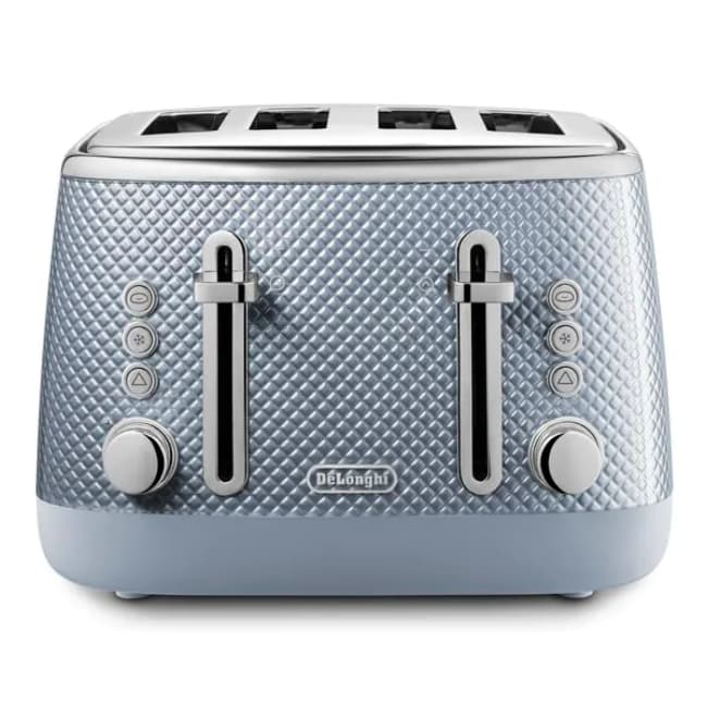 DeLonghi Luminosa 4 Slice Toaster - Twill Blue | CTL4003.GY