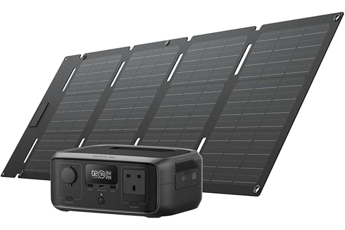 EcoFlow RIVER 3 UPS Power Station | 245Wh + 45W Solar Panel