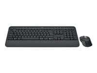 LOGITECH - Signature MK650 Combo for Business - keyboard and mouse set - QWERTZ - Swiss - graphite Input Device