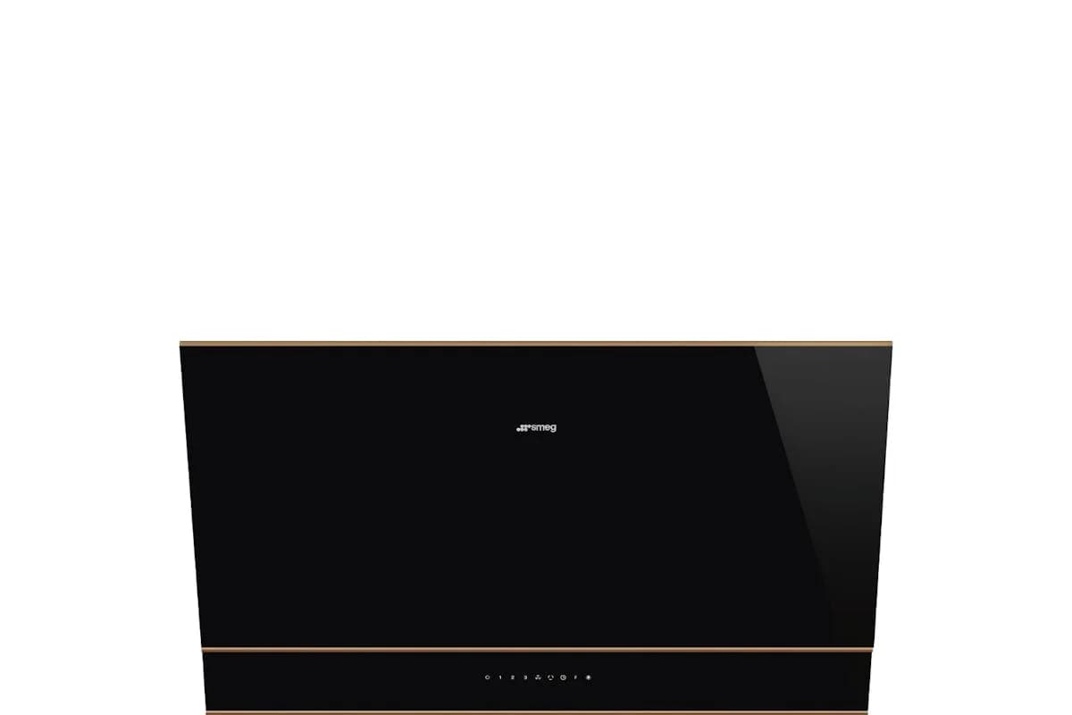 Smeg 90cm Decorative Wall Mount Hood | KV694R | Black