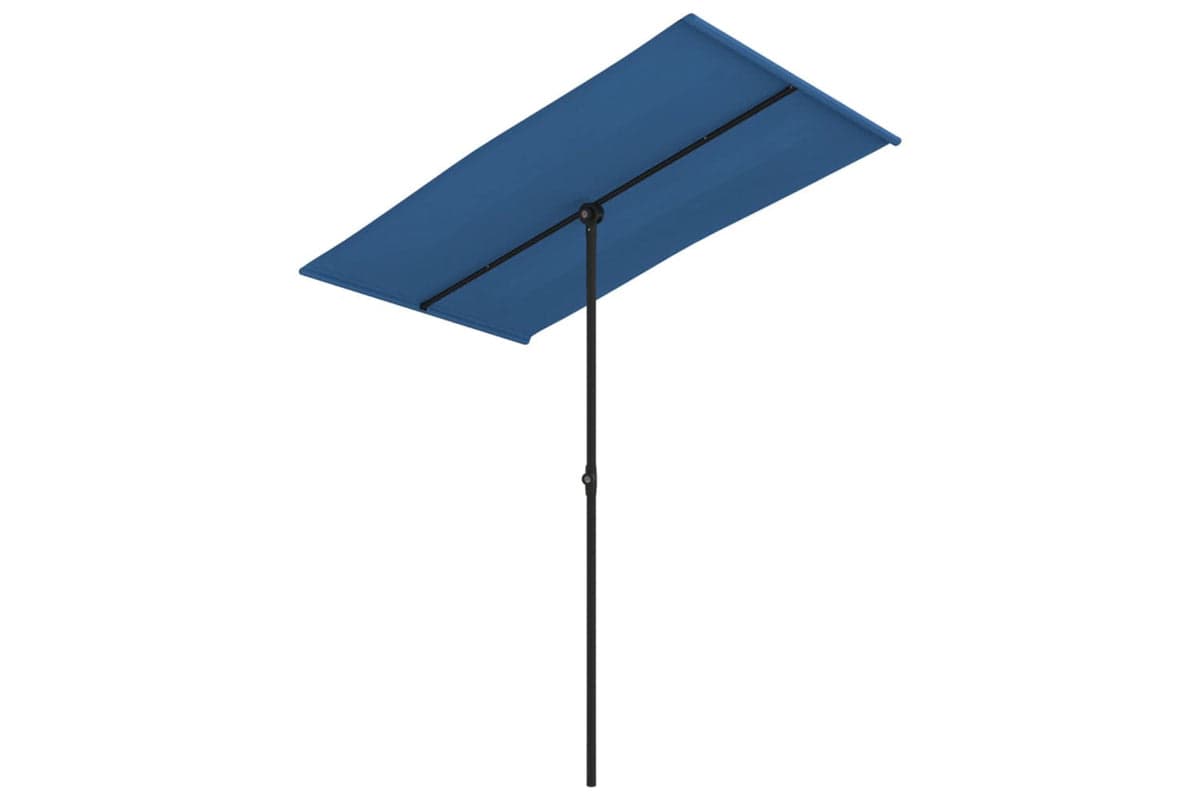 vidaXL 47335 Outdoor Parasol With Aluminium Pole 180x110cm Azure Blue