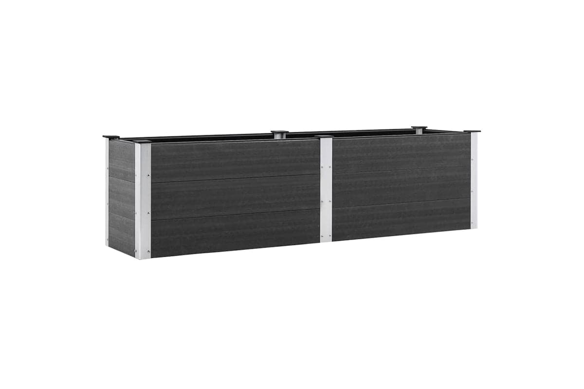 vidaXL 318095 Garden Raised Bed 200x50x54cm Wpc Grey
