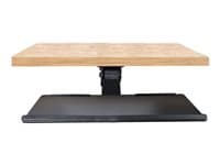 STARTECH.COM - StarTech Under Desk Keyboard Tray, Full Motion & Height Adjustable Keyboard and Mouse Tray, 10" x 26" Platform, Ergonomic Sliding Computer Keyboard Holder with Mouse Pad & Wrist Rest - Desk Mount Keyboard Tray - keyboard/mouse tray