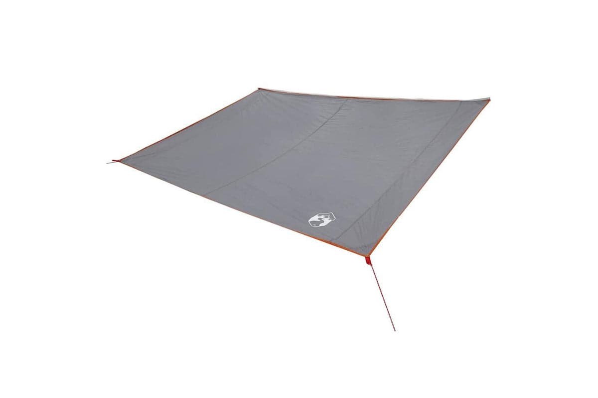 Vidaxl Water Resistant Tarp With Roof Grey And Orange
