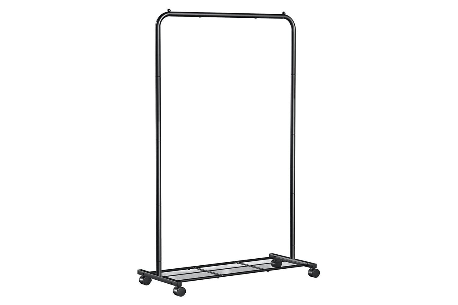 Songmics Clothes Rack on Wheels with Shelf