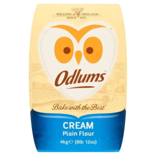 Odlums Cream Plain Flour (4 kg)