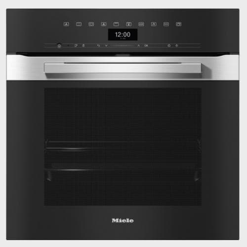 MIELE 60CM SINGLE OVEN BLACK WITH STAINLESS STEEL