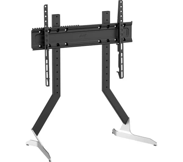 AVF 600 mm Extra Large Replacement TV Base for up to 100" TVs - Black & Silver