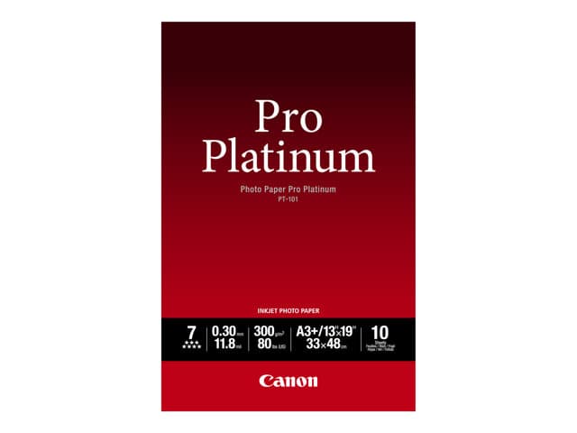 CANON - Photo Paper Pro Platinum - photo paper - 10 sheet(s) - A3 Plus - 300 g/m²
