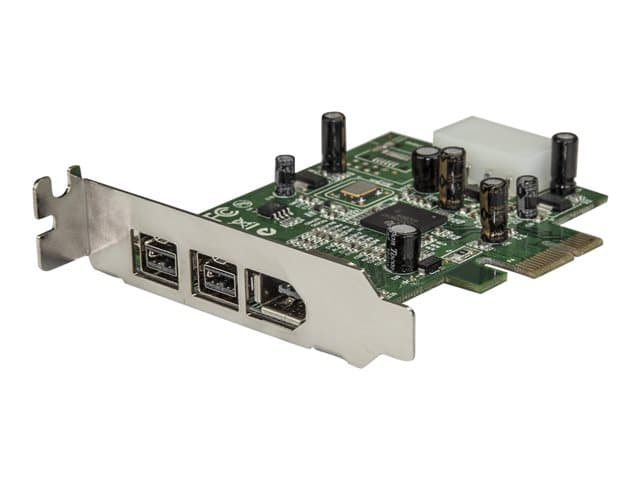 Startech 3 Port 2b 1a Low Profile 1394 PCI Express FireWire Card Adapter