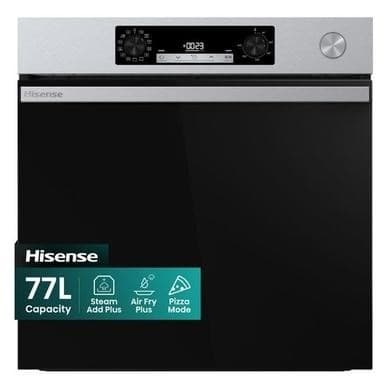 Hisense Hi4 BSA66221AXUK Electric Single Oven with Vapour Cleaning - Stainless Steel