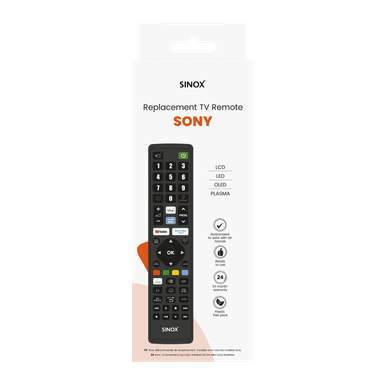 Sinox Sony Replacement TV Remote Control | 054744