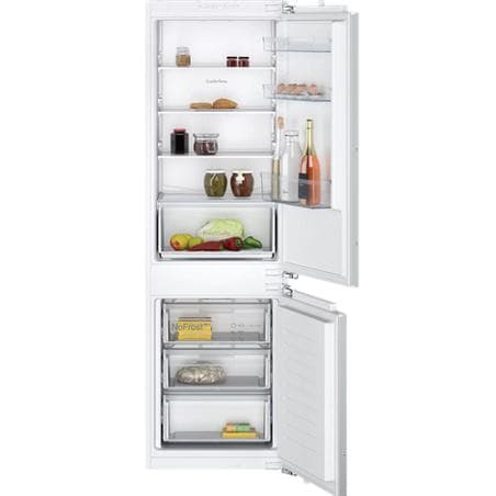 NEFF            N30 184/76 LITRE 177.2X54.1CM INTEGRATED FRIDGE FREEZER - FIXED HINGE