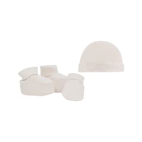 Nox Embroidered Logo Hat, Booties, & Mittens Three-Piece Gift Set