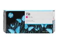 HP - 738 - magenta - original - DesignJet - ink cartridge