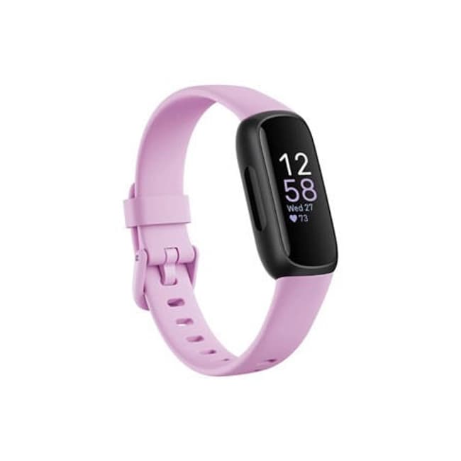 Fitbit Inspire 3 Health & Fitness Tracker - Lilac Bliss / Black | FB424BKLV