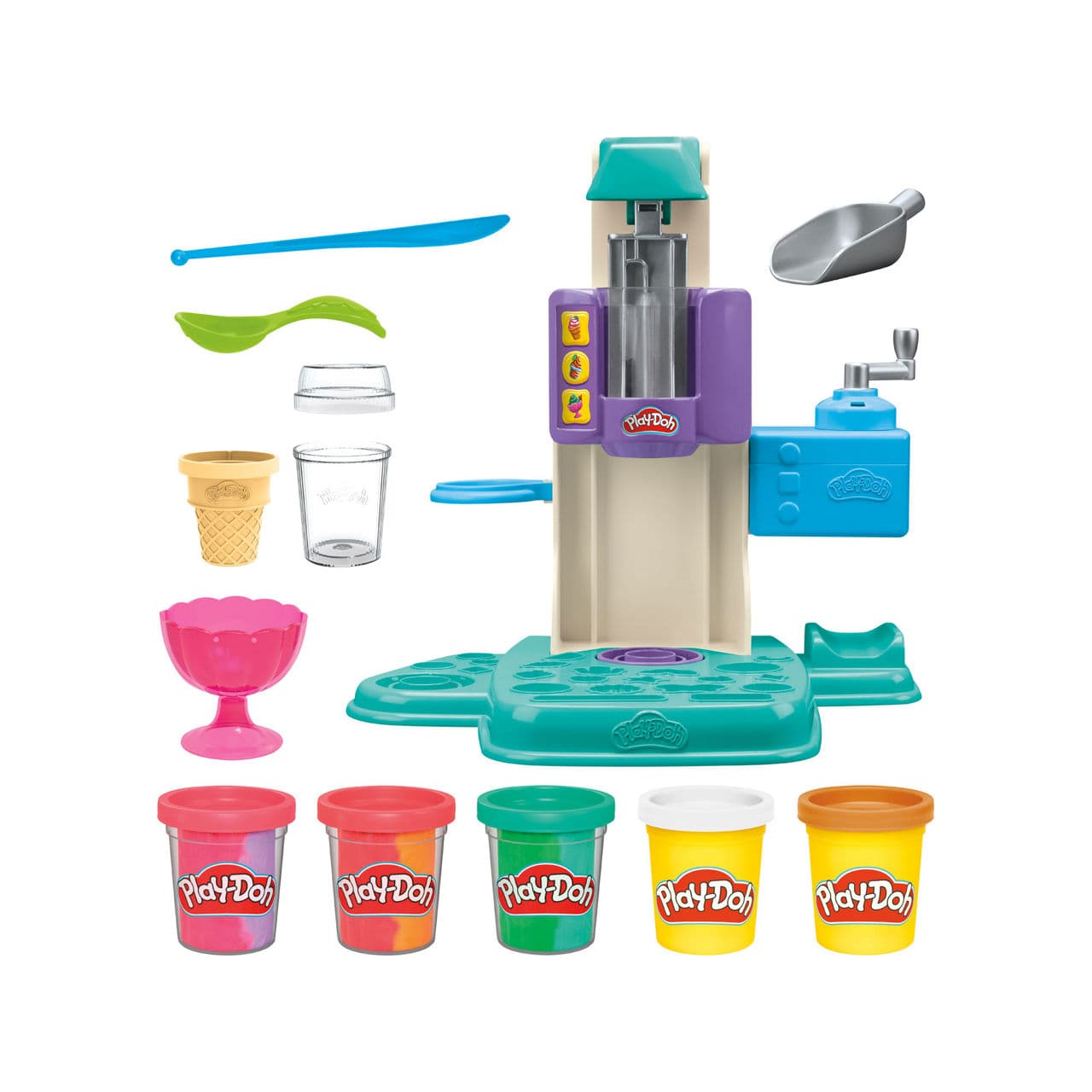 Play-Doh Rainbow Swirl Ice Cream Playset