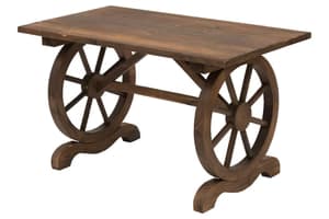 Outsunny Garden Coffee Table | Natural Wood
