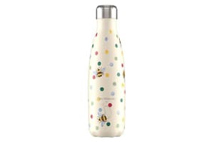 Chillys | Emma Bridgewater Polka Dot and Bees Water Bottle | 500ml | Multicolour