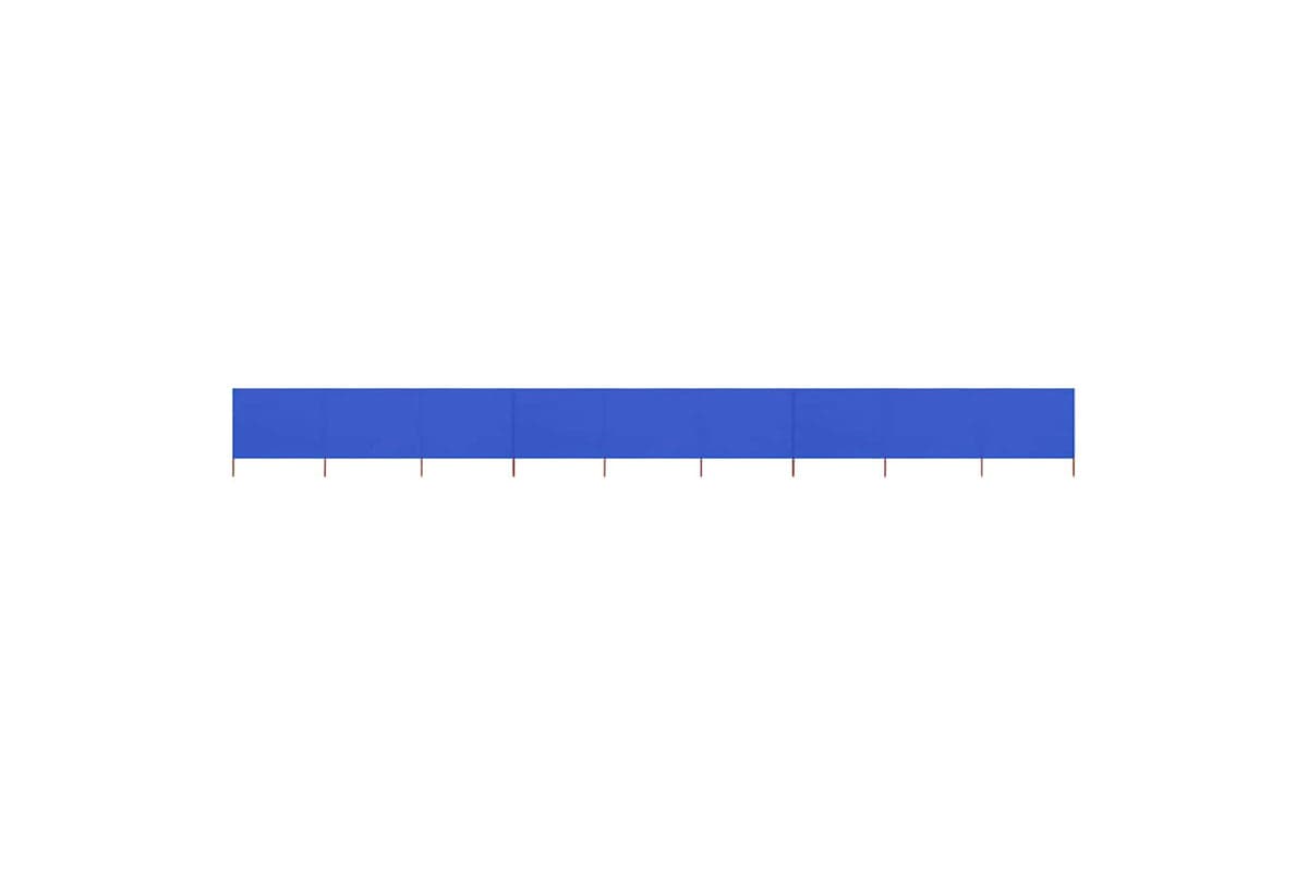 vidaXL 47197 9-panel Wind Screen Fabric 1200x120cm Azure Blue