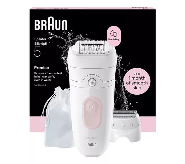 BRAUN Silk-épil 5 5-041 Wet & Dry Epilator - Pink