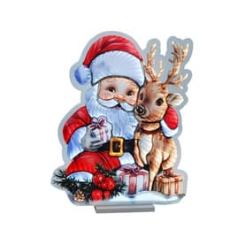 Infinity Santa and Reindeer 40cm