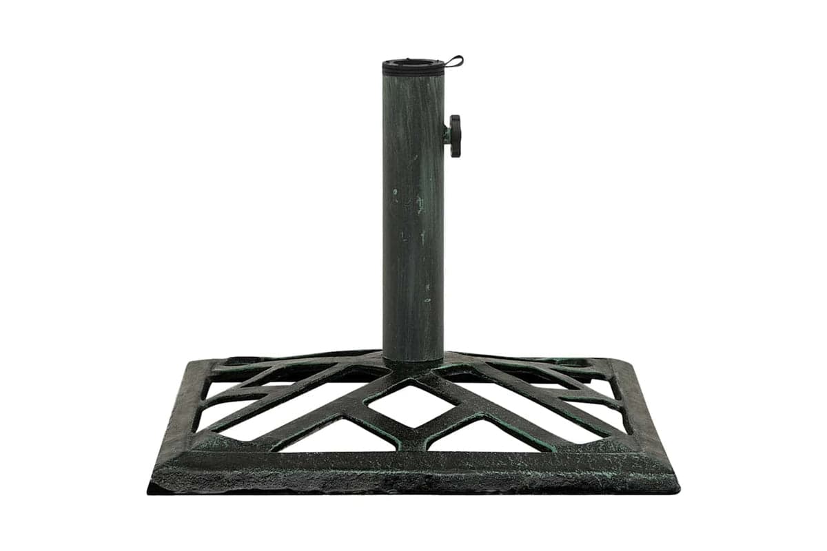vidaXL 317760 Umbrella Base Green 44x44x31cm Cast Iron