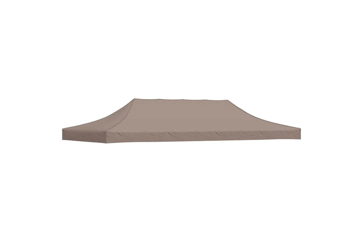 Vidaxl 315330 Party Tent Roof 6x3 M Taupe